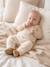 Dungarees and bodysuit set for baby vanilla 