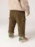 Corduroy trousers for baby boys khaki 