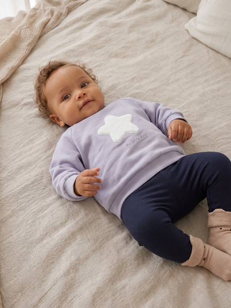 Sweatshirt for newborn sky blue 