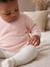 Wrap-Over Cardigan in Wool & Cotton for Babies cappuccino+marl beige+pale pink+sage green+white 