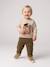 Corduroy trousers for baby boys khaki 