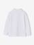 Long-sleeved polo shirts for boys slate blue+white 