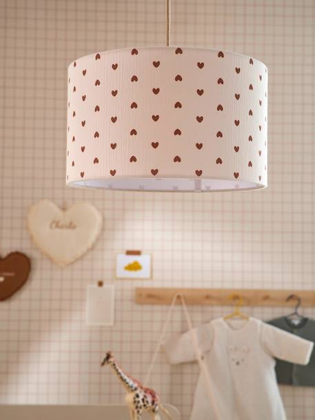 Cotton gauze lampshade ecru 