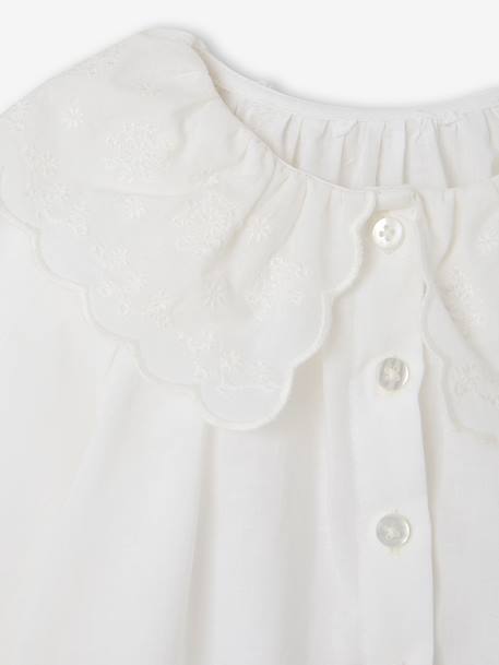 Blouse and trousers set for baby girls raspberry pink 