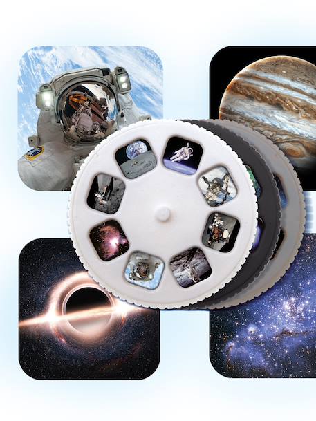 Space projector alarm clock BUKI white 