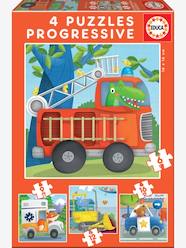 Toys-Educational Games-Set of 4 Progressive Puzzles, 6 to 16 Pieces, Rescue Patrol, by EDUCA