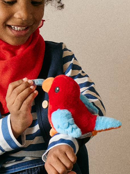 Parrot plush slap band red 