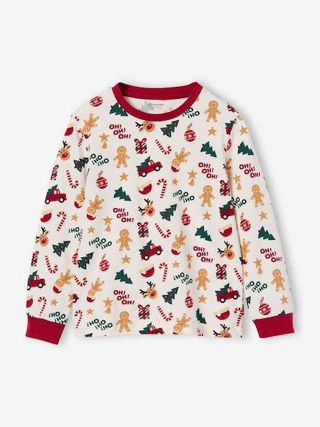 Christmas pyjamas for boys ecru 