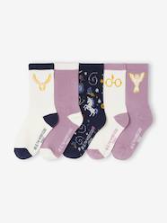 Girls-Pack of 5 sports socks Harry Potter for girls
