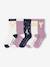 Pack of 5 sports socks Harry Potter for girls dusky pink 