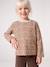 Long-sleeved T-shirt for girls blush+vanilla 