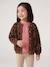Knitted Cardigan with Animal Pattern, for Girls brown+chocolate+ecru+green 