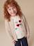 Cardigan with long sleeves for girls beige 