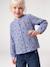 Cotton Gauze Shirt for Girls chambray blue+ecru+gold+mauve+printed white 