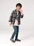 Chequered Flannel Shirt for Boys camel+chequered green+chequered navy blue+English green+night blue+slate blue 
