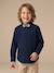 Long-sleeved shirt for boys navy blue 