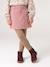 Skort for girls camel+mauve+navy blue 