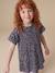 Girl's velvet and sequin dress red+rose+silver 