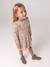 Short long-sleeved dress for girls ivory+vanilla 