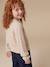 Cardigan with long sleeves for girls beige 