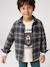 Chequered Flannel Shirt for Boys camel+chequered green+chequered navy blue+English green+night blue+slate blue 