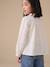 Cotton Gauze Shirt for Girls chambray blue+ecru+gold+mauve+printed white 