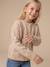Cardigan for girls beige 