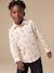 Flannel shirt for boys ecru 