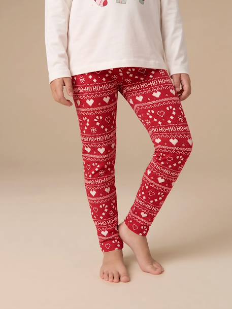3-piece nightwear set for girls ecru 