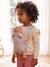 Baby Carrier For Dolls, in Cotton Gauze black+printed pink+rose+yellow 
