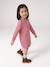 Basics Dress in Fleece for Girls ecru+mauve+sage green 