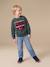 Christmas sweatshirt for boys dark green 