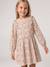 Short long-sleeved dress for girls ivory+vanilla 