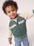 Zip-up teddy jacket for baby emerald green 