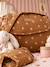 Changing Bag & Accessories in FSC® 100% Wood, PETITES FLEURS caramel 