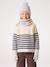 Jumper for girls ecru+navy blue 
