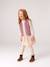 3-piece dress set for girls ecru+mauve 