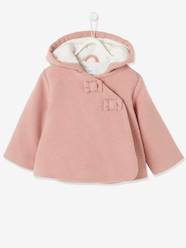 Fabric Coat with Hood, Lined & Padded, for Baby Girls