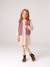 3-piece dress set for girls ecru+mauve 