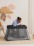 Travel Cot Light, by BABYBJORN Black+Green 