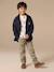Easy-to-put-on fluid trousers for boys beige+night blue+sage green+terracotta 