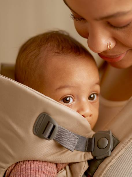 BABYBJÖRN Mini woven baby carrier beige+black 