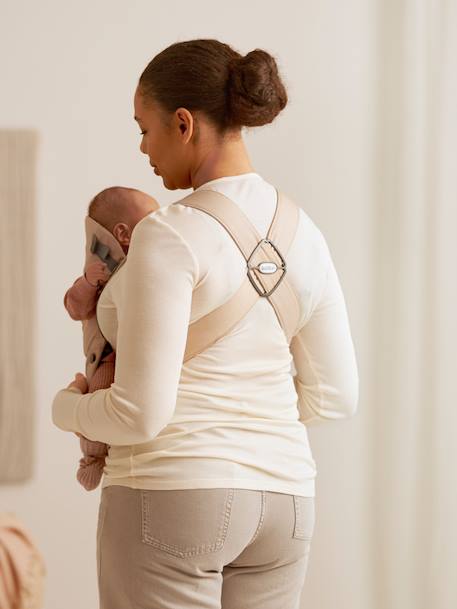 BABYBJÖRN Mini woven baby carrier beige+black 