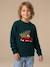 Jacquard jumper with long sleeves for boys dark green 