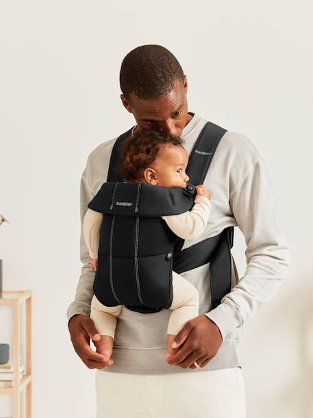 BABYBJÖRN Mini woven baby carrier beige+black 