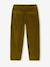 Wide-leg corduroy trousers for boys cappuccino+lichen 
