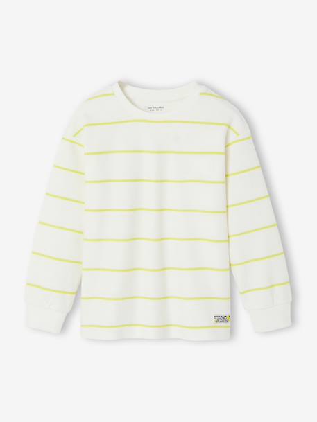 Long-sleeved T-shirt for boys white 