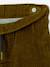 Wide-leg corduroy trousers for boys cappuccino+lichen 