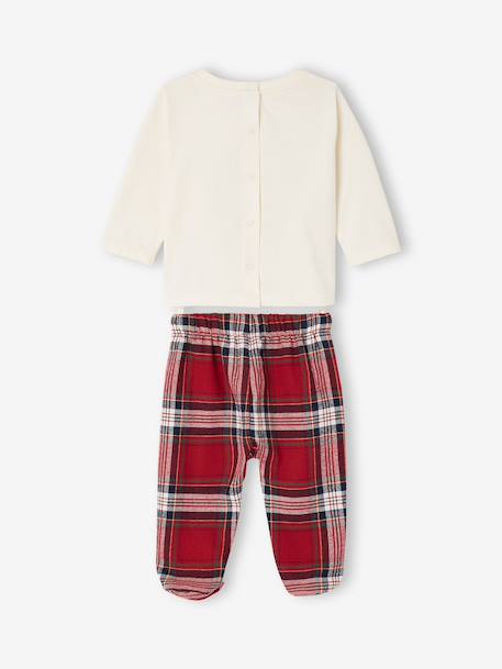 2-piece pyjamas Family Capsule for newborn ecru 