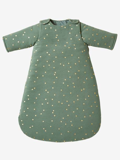 Baby Sleep Bag with Removable Sleeves, Green Forest Dark Green/Print 
